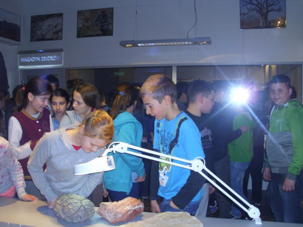 Fascynująca podróż  temponautów z PSP w Olszance, czyli wizyta w Krasiejowie