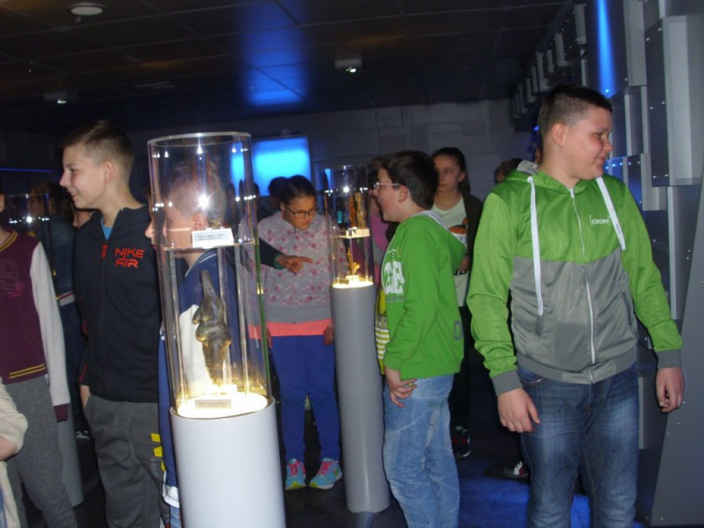 Fascynująca podróż  temponautów z PSP w Olszance, czyli wizyta w Krasiejowie