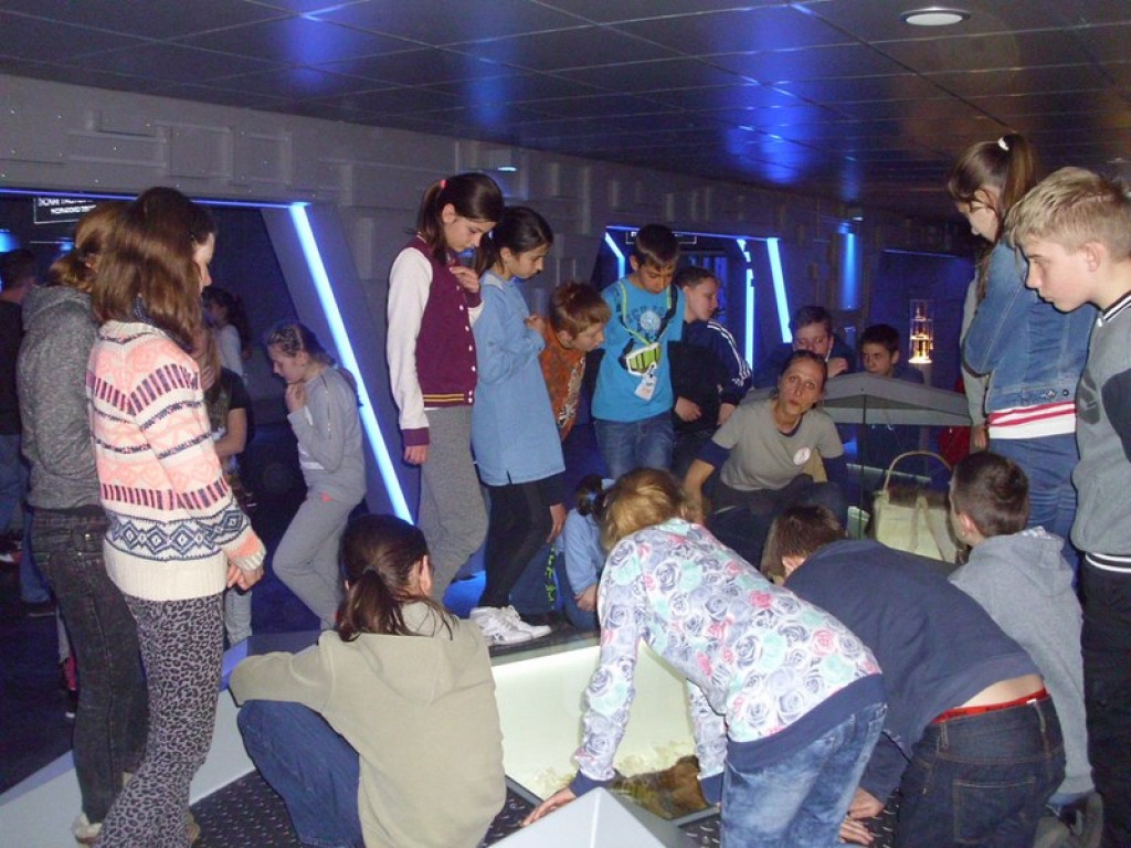 Fascynująca podróż  temponautów z PSP w Olszance, czyli wizyta w Krasiejowie