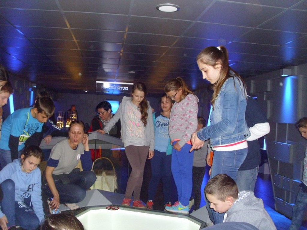 Fascynująca podróż  temponautów z PSP w Olszance, czyli wizyta w Krasiejowie