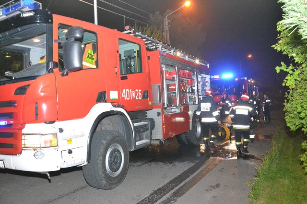Pożar domu w Lewinie Brzeskim