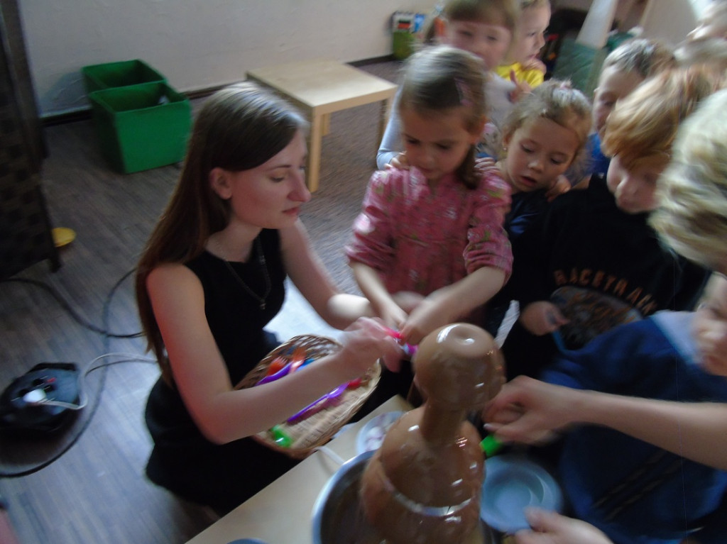 Dzieci z Przedszkola Publicznego nr 1 w Czekoladziarni