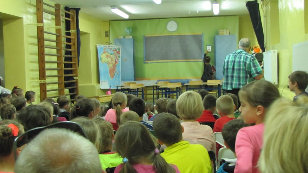 Aktorskie popisy w Zespole Szkół nr 2 w Brzegu