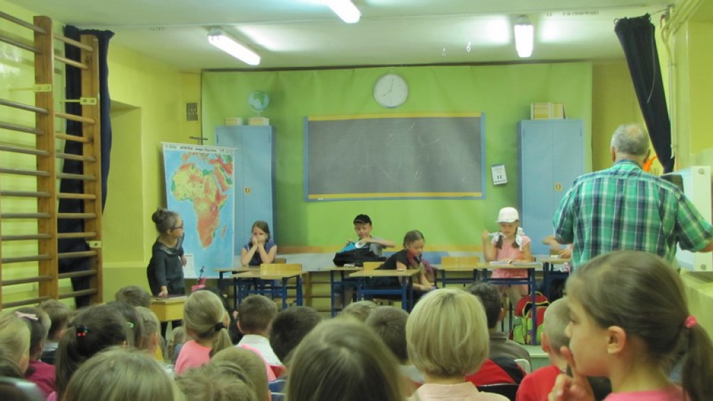 Aktorskie popisy w Zespole Szkół nr 2 w Brzegu