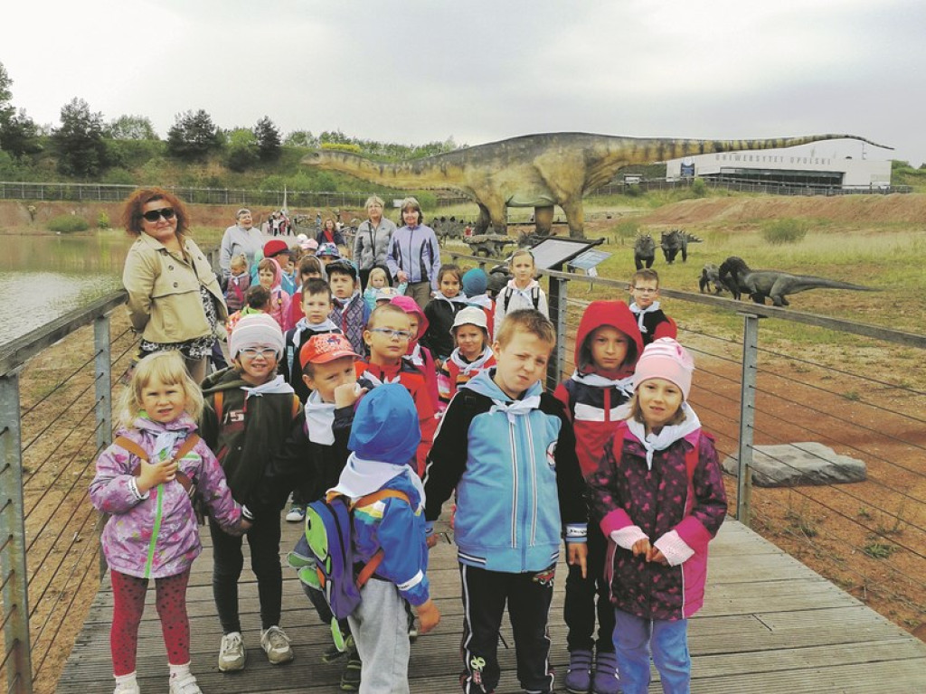 Przedszkolaki w Jura Parku