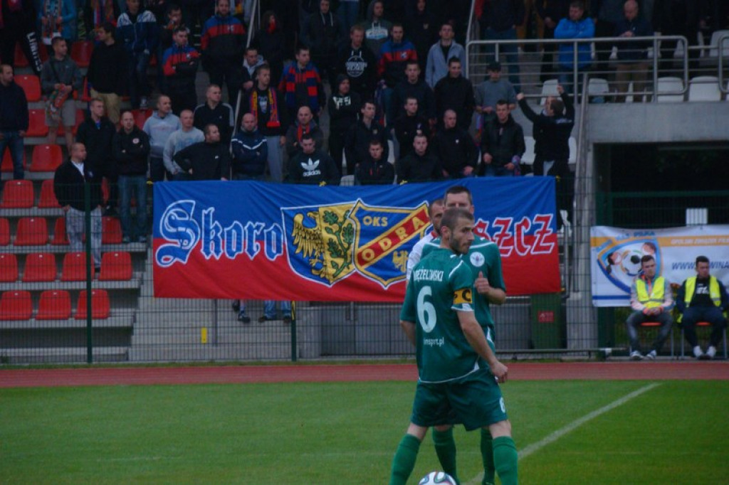 Finał Pucharu Polski w Brzegu - do przerwy 0:0
