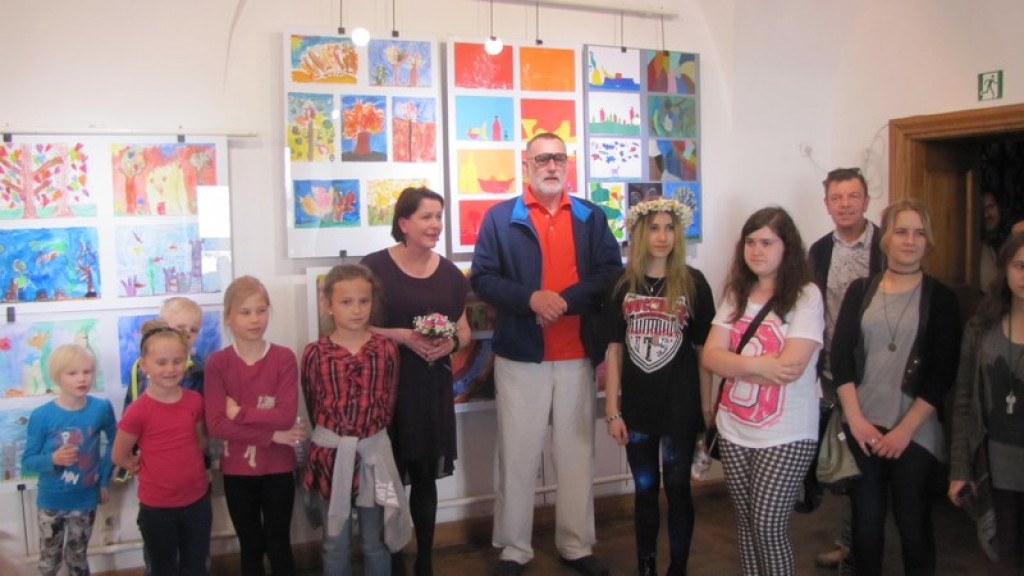 Wernisaż wystawy młodych plastyków BCK