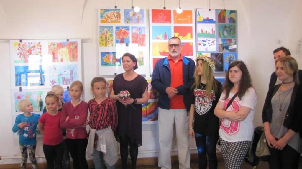 Wernisaż wystawy młodych plastyków BCK