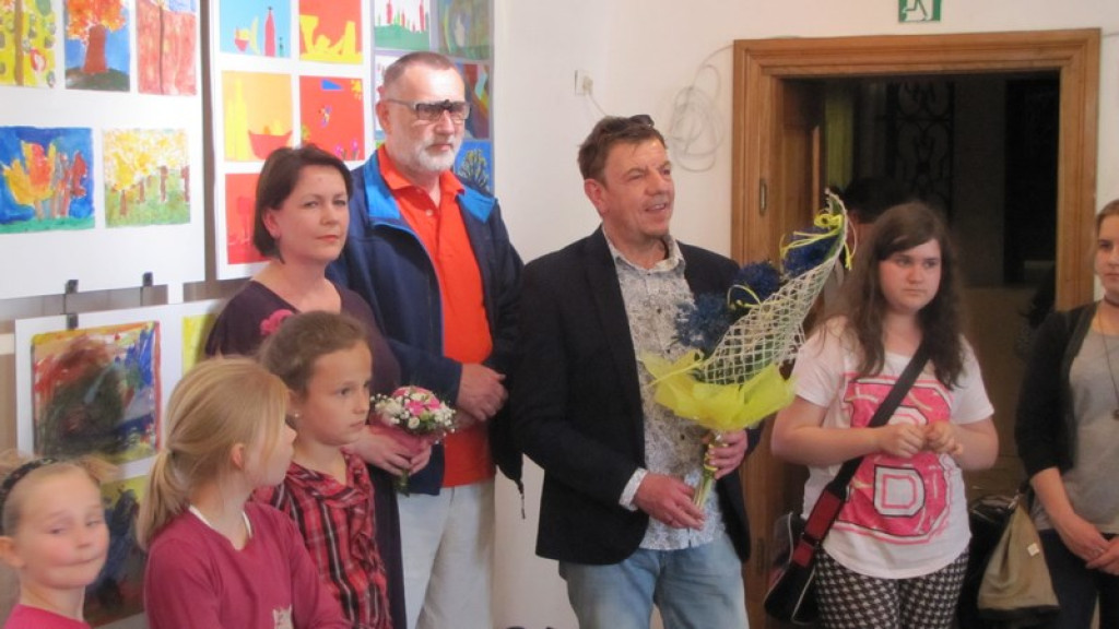 Wernisaż wystawy młodych plastyków BCK