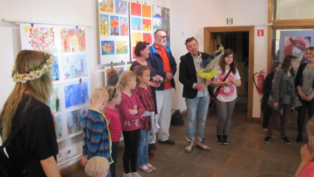 Wernisaż wystawy młodych plastyków BCK