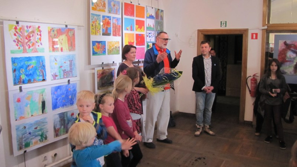 Wernisaż wystawy młodych plastyków BCK
