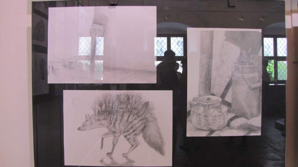 Wernisaż wystawy młodych plastyków BCK