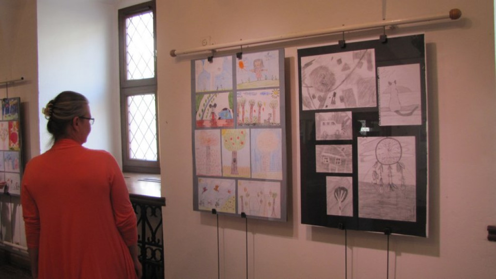 Wernisaż wystawy młodych plastyków BCK