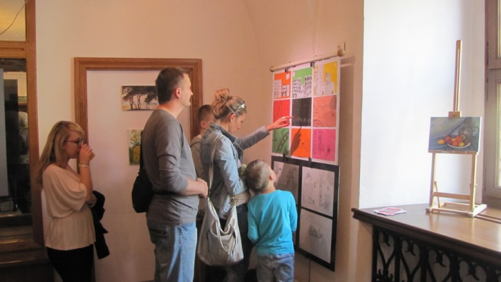 Wernisaż wystawy młodych plastyków BCK