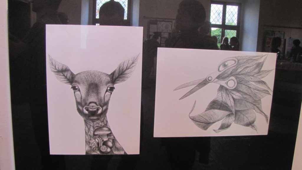 Wernisaż wystawy młodych plastyków BCK