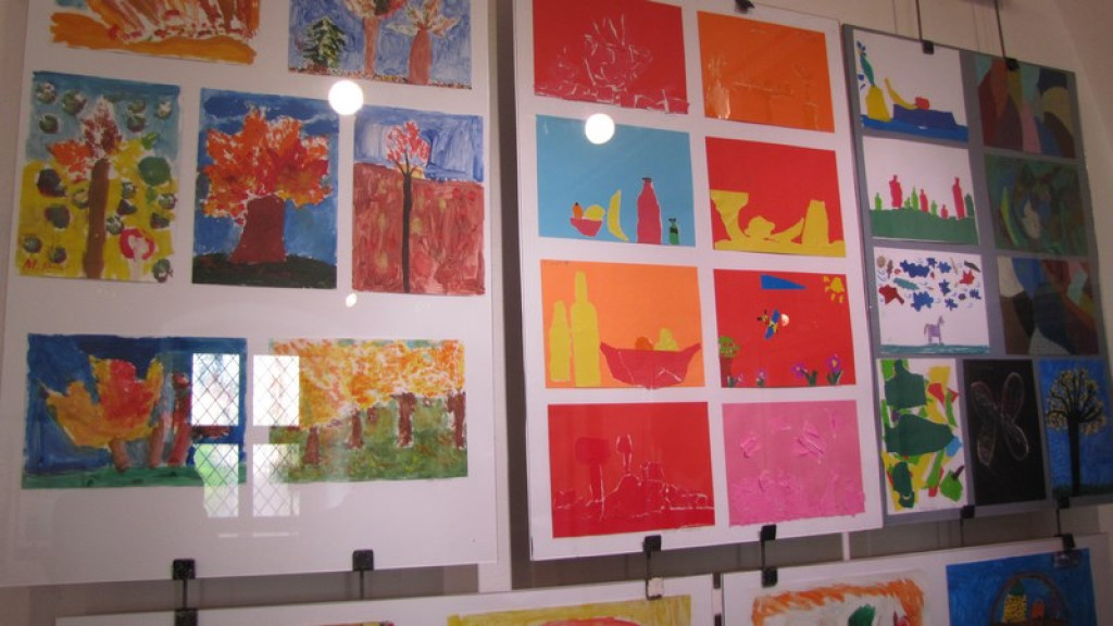 Wernisaż wystawy młodych plastyków BCK