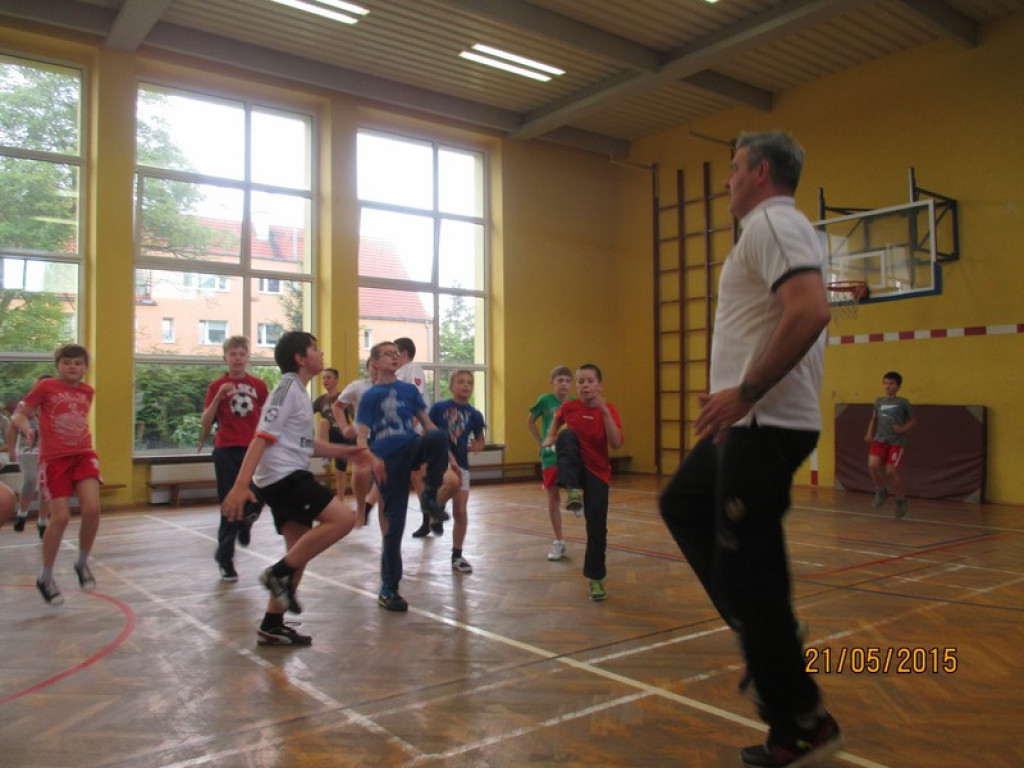 Lekcja WF-u z Maciejem Zielińskim