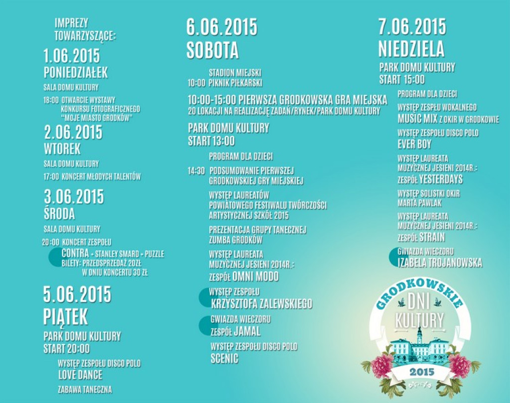 Weekendowy Informator Imprezowy 05-07.06.2015