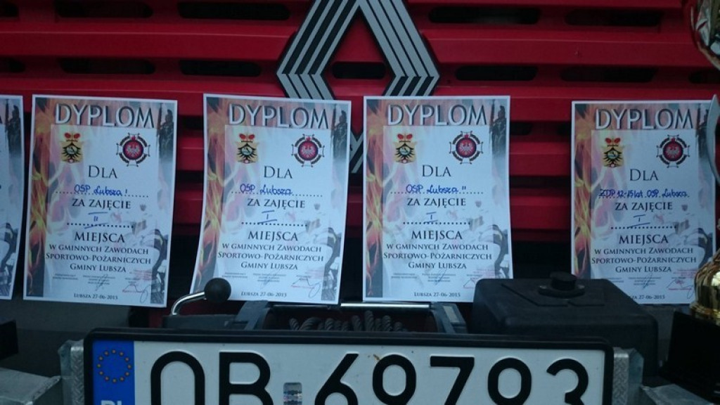Zawody strażackie w Lubszy - fotorelacja