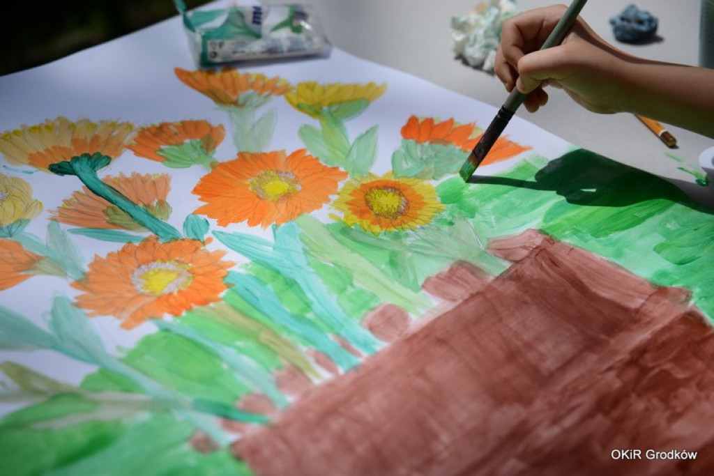 Wakacyjne Warsztaty Plastyczne dla dzieci i młodzieży w Grodkowie