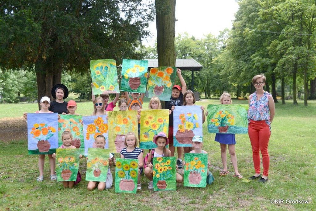 Wakacyjne Warsztaty Plastyczne dla dzieci i młodzieży w Grodkowie