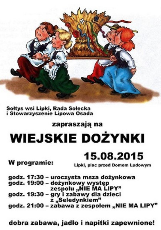 Weekendowy Informator Imprezowy 14-16.08.2015
