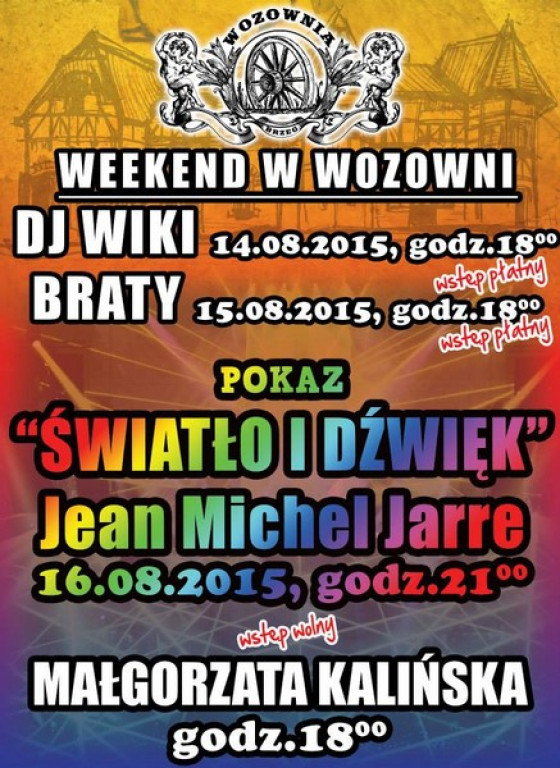 Weekendowy Informator Imprezowy 14-16.08.2015