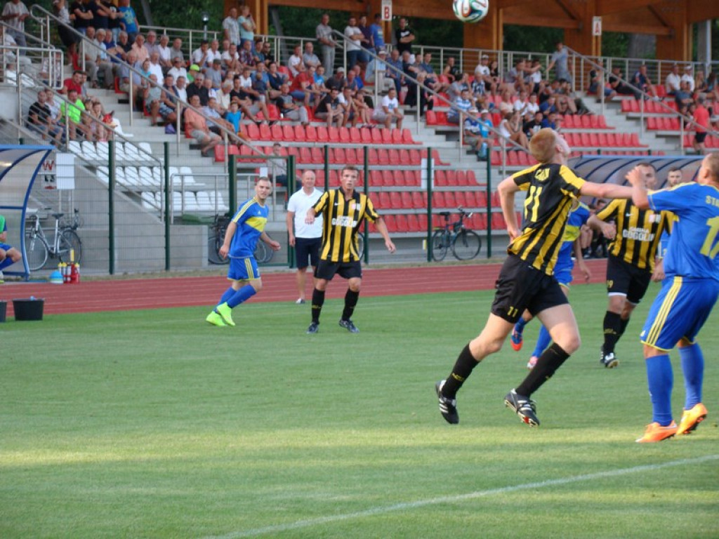 Stal Brzeg - MKS Gogolin - zadecydował karny w 94` minucie
