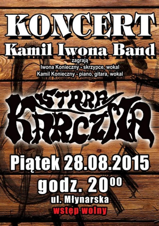 Weekendowy Informator Imprezowy 28-30.08.2015