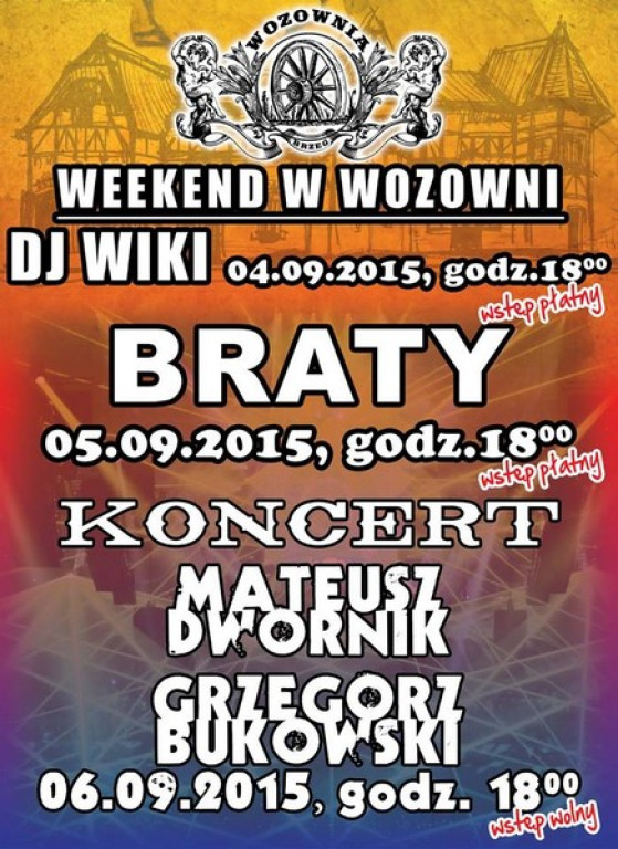 Weekendowy Informator Imprezowy 04-06.09.2015