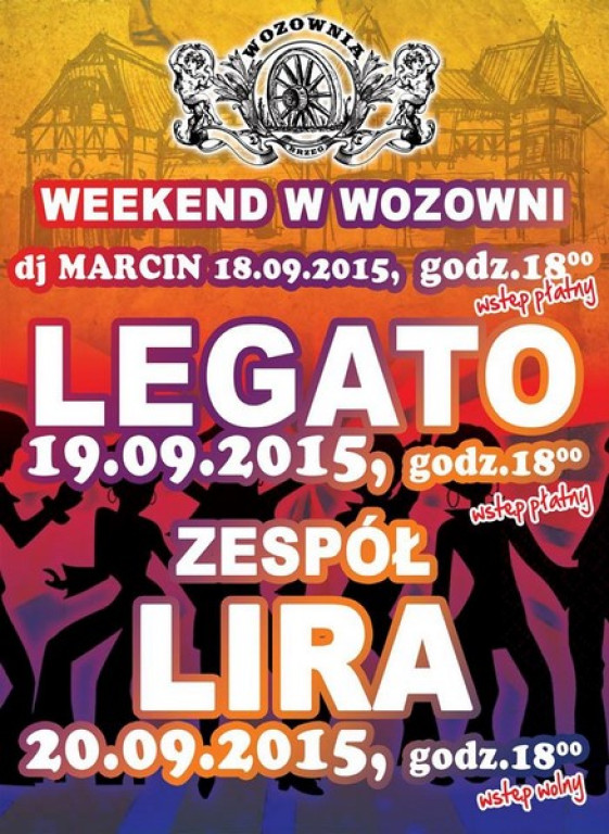 Weekendowy Informator Imprezowy 18-20 września 2015