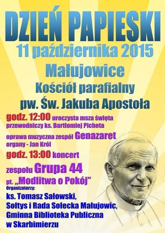 Weekendowy Informator Imprezowy 09-11.10.2015