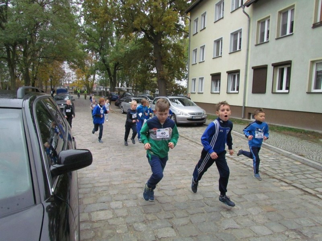Biegali w Lewinie Brzeskim w ramach III edycji akcji 