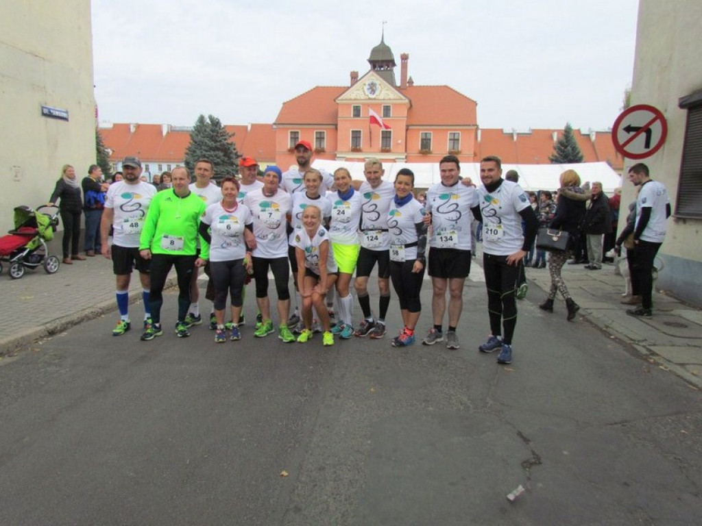 Biegali w Lewinie Brzeskim w ramach III edycji akcji 