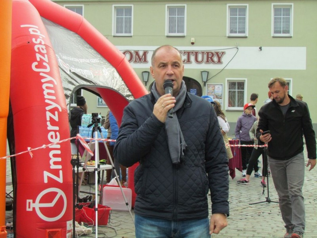 Biegali w Lewinie Brzeskim w ramach III edycji akcji 