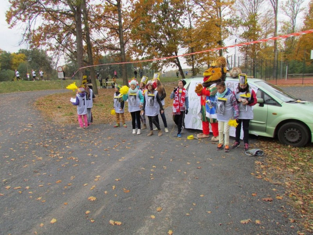 Biegali w Lewinie Brzeskim w ramach III edycji akcji 