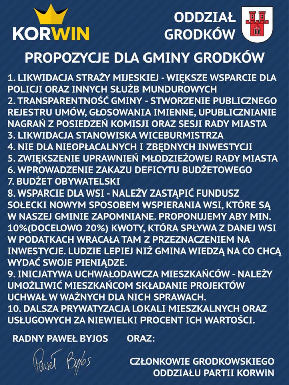 W Grodkowie powstała Sekcja Młodzieżowa KORWiN
