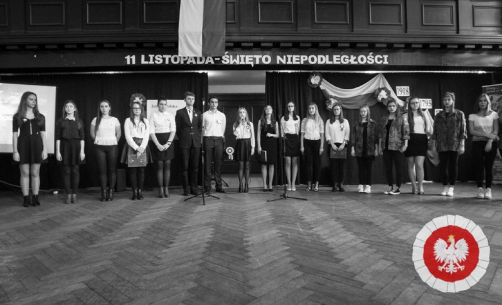 Żeby Polska była Polską ... Uroczyste obchody Święta Niepodległości w I LO w Brzegu