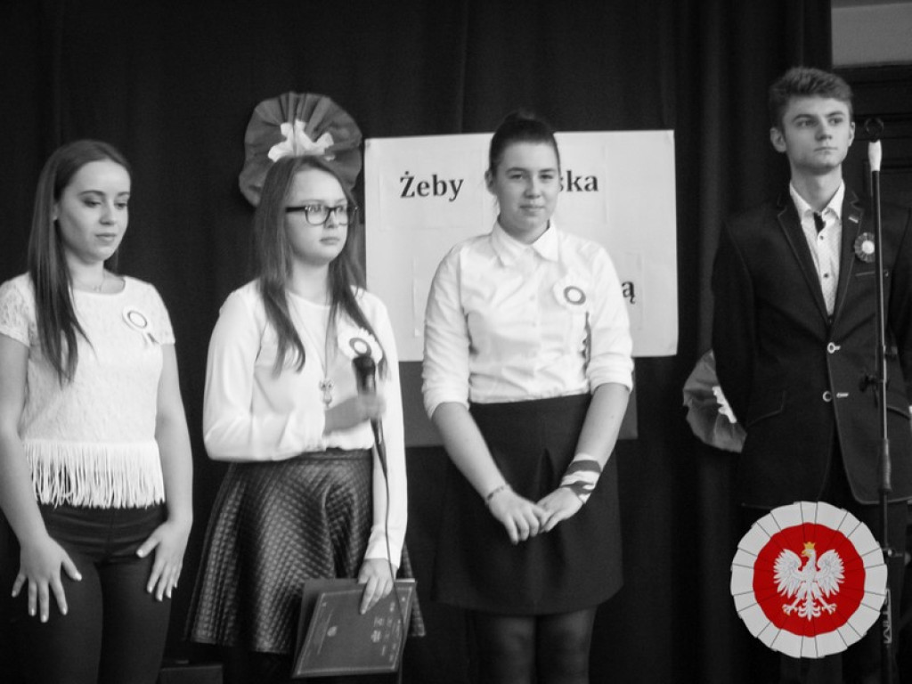 Żeby Polska była Polską ... Uroczyste obchody Święta Niepodległości w I LO w Brzegu