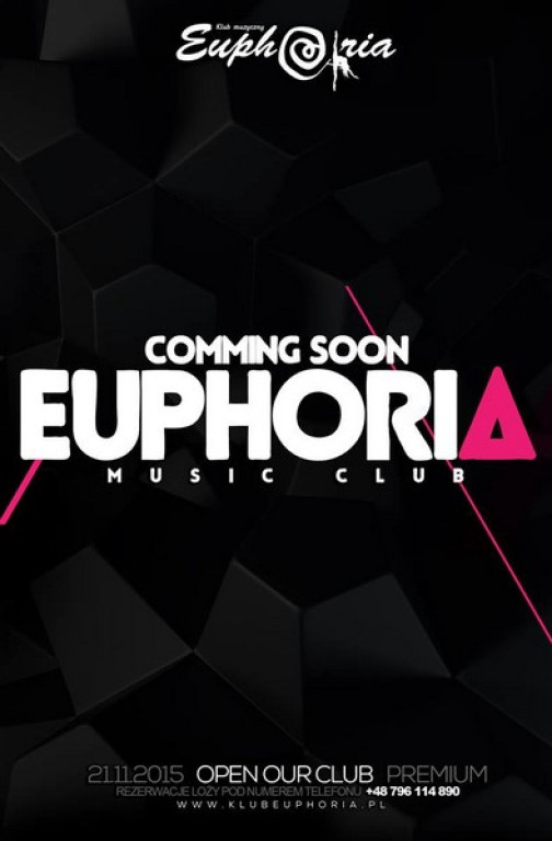 Klub EUPHORIA Brzeg - otwarcie już w sobotę!