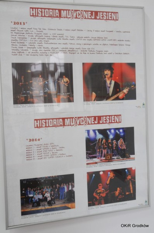 Muzyczna Jesień Grodków 2015 - fotorelacja z wernisażu wystawy