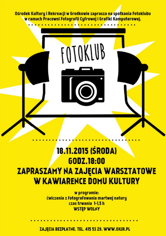 Warsztaty fotograficzne w Grodkowie