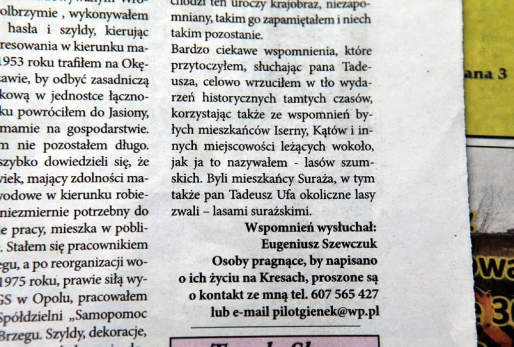 70 rocznica wyjazdu z Kresów