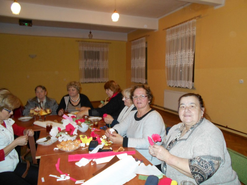 Warsztaty florystyczne we wsi Stroszowice