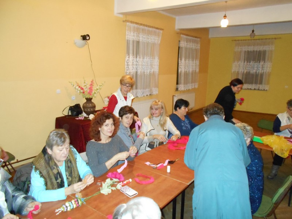 Warsztaty florystyczne we wsi Stroszowice