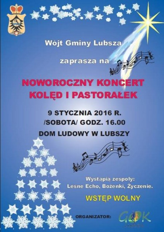 Weekendowy Informator Imprezowy 08-10.01.2016