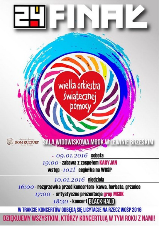 Weekendowy Informator Imprezowy 08-10.01.2016