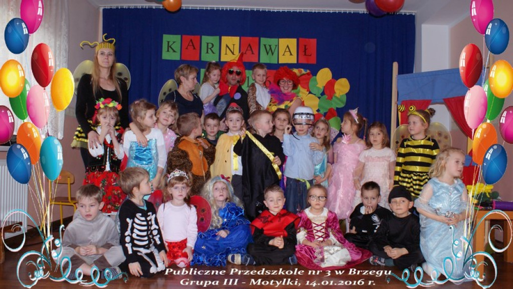 Bal karnawałowy dzieci z PP3 w Brzegu