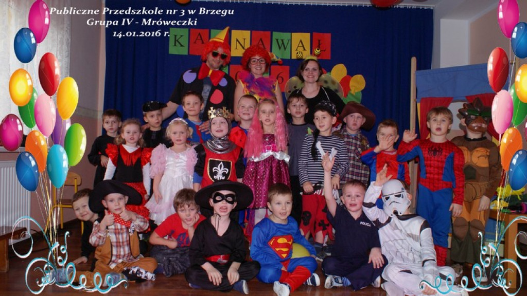 Bal karnawałowy dzieci z PP3 w Brzegu