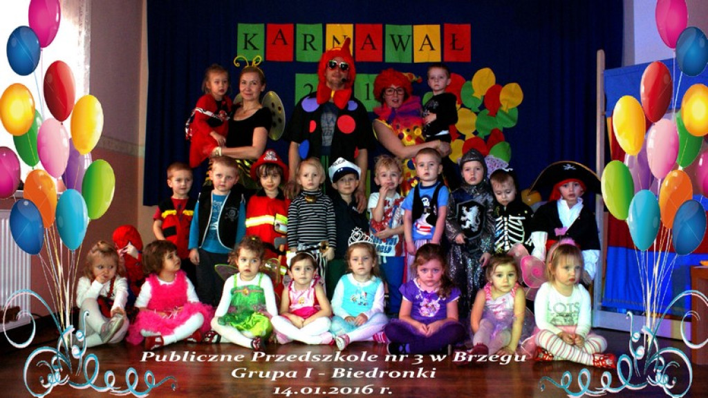 Bal karnawałowy dzieci z PP3 w Brzegu